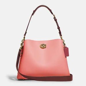 COACH Willow Shoulder Bag In Colorblock